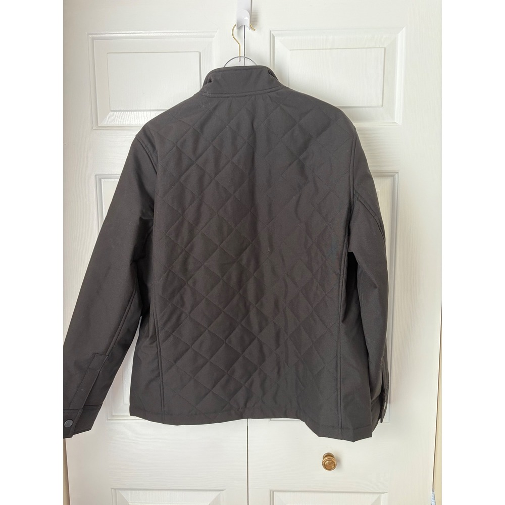 UNTUCKit Gardner Jacket Men XL Black Quilted Full Zip Mock Neck Fall Winter Cozy - Picture 5 of 8